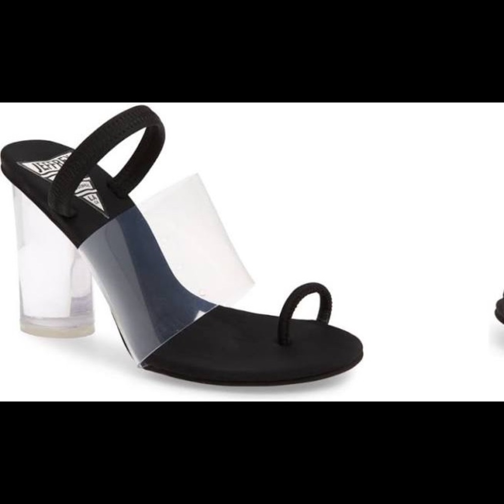 Jeffrey Campbell Mania Lucite Heels. Used.